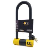 FR SÉCURITÉ FR85250 SRA-goedgekeurd motorslot, hoge veiligheid, U Ø18 van gehard staal, dubbele vergrendeling met anti-pick-slot, diefstalbeveiliging voor fiets, robuust, scooter en elektrische fiets