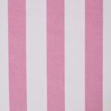 Homescapes Roze en Wit Gestreepte Katoenen Stof - Verkocht per meter brede strepen, 150 cm breed