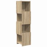 vidaXL Hoekkast - 25,5x25x102cm - Bewerkt - hout - Sonoma - Eik