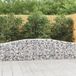 Prolenta Maison Exclusive - Geknoopte gaasbakken, 5 stuks, 400x30x60/80 cm, verzinkt staal