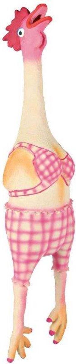 TRIXIE latex / polyestervlies kip in bikini met dierengeluid 48 cm