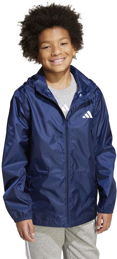 Adidas Jv5818 Regenjas Blauw 13-14 Years Kinderen