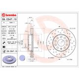 BREMBO Disque de frein (09.C547.1X)