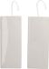 Bellatio Design Waterverdamper voor een radiator - 4x stuks - kunststeen - wit - 8 x 3,5 x 20 cm - luchtbevochtiger