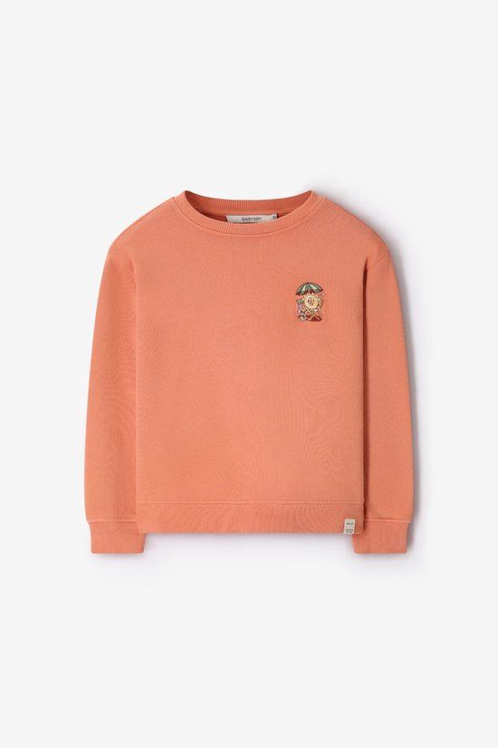 Sissy-Boy Oranje sweater met embroidery
