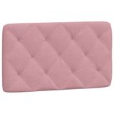 VidaXL Hoofdbordkussen 90 cm fluweel roze