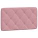 VidaXL Hoofdbordkussen 90 cm fluweel roze