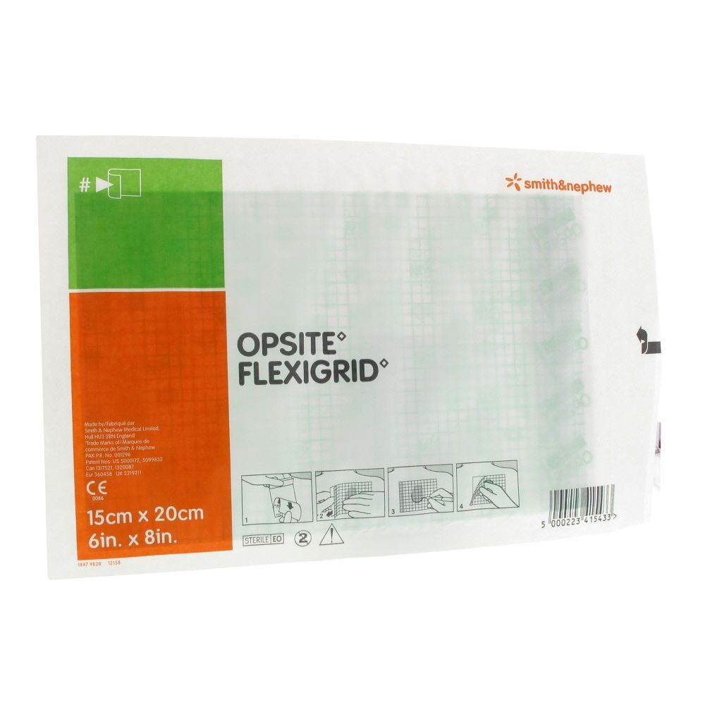 Smith & Nephew Opsite Flexigrid 15x20cm 4631 1 stuk