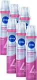 NIVEA Diamond Gloss Care Styling Haarlak - Haarspray - Voordeelverpakking 6 x 250 ml