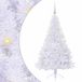 vidaXL Sapin de Noël artificiel avec 150 LED Blanc 150 cm PVC et Acier