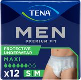 TENA Men Premium Fit Maxi S/M - 4 x 12 stuks