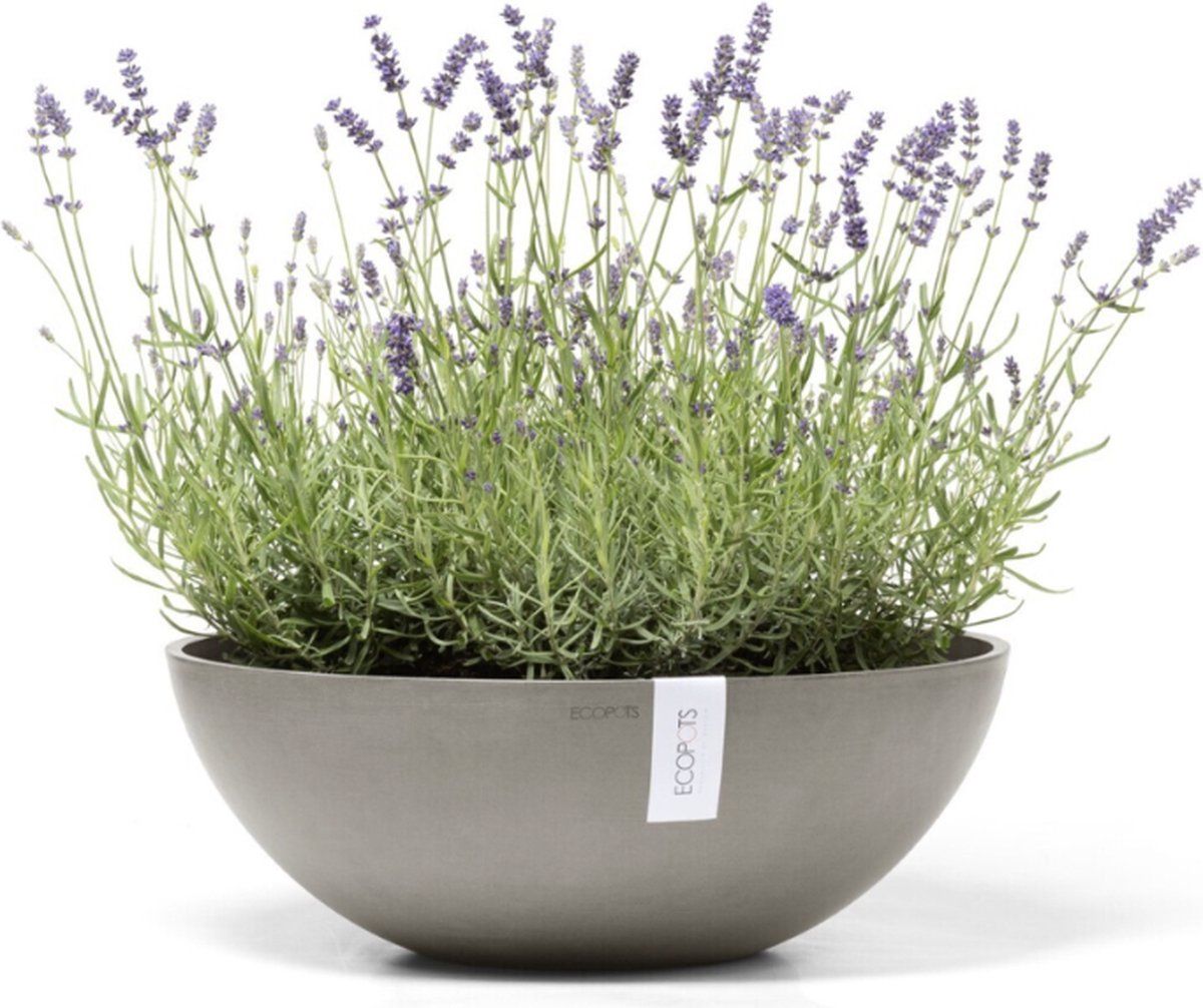 Ecopot Vienna Plantenbak Taupe 50 cm