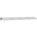 Auvent de porte gris et transparent 350x75 cm polycarbonate