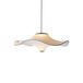 Le maitre des lampes Fabriquée à la main Suspension LED « Flying » couleur sable, Ø 78 cm - Chambre à coucher - Tissu / textile