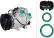 HELLA Compresseur de climatisation 12 V, Ø 119 mm – Expertise thermique HELLA pour, entre autres, la HYUNDAI IX35
