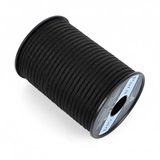 AiQInu Paracord 4 mm, 30 m, 550 nylon, 9 strengen, 250 kg draagkracht, zwart