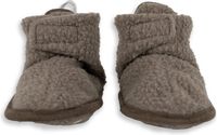 Lodger Teddy Baby Slofjes Antislip - Bruin - 6-12 Maanden - Fleece