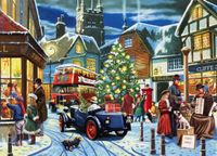 Alipson Puzzle Puzzle de Noël 1500 Pièces Village d'Hiver Adultes