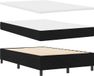 vidaXL Boxspring Bed met Hoofdeinde Zwart 120 x 200 cm Stof