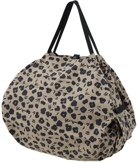 Japanse Shupatto BORSA M PAW MARKS SH-S467AS SHUPATTO BROWN Shopper Unisex Volwassenen Polyetheen Bruin Panterprint