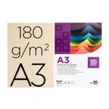 Liderpapel 180 g/m2 - karton, A3, geel (crème)