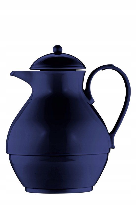 Merkloos Helios Nostalgie Thermoskan 1L - Blauw Plastic, Retro Design