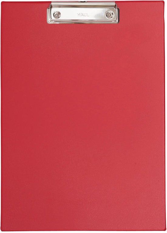 Maul Klembord MAULpoly A4 staand PP-folie rood