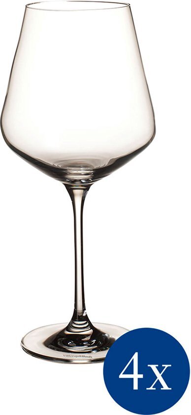 Villeroy & Boch La Divina Rode Wijnglazen - 470 ml - Set van 4 | Wijnglazen