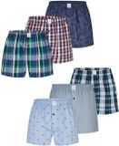 MG-1 Boxer Klassiekers Geruite Mannen Veelkleurig 1 100% Katoen