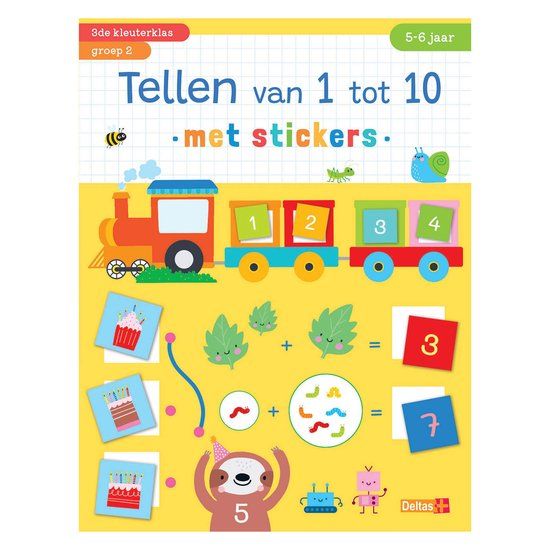 Tellen van 1 tot 10 met stickers 5-6 jaar | Paperback | Nederlands