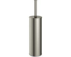 Hotbath Gal Vrijstaande Toiletborstelset - Geborsteld Nikkel PVD