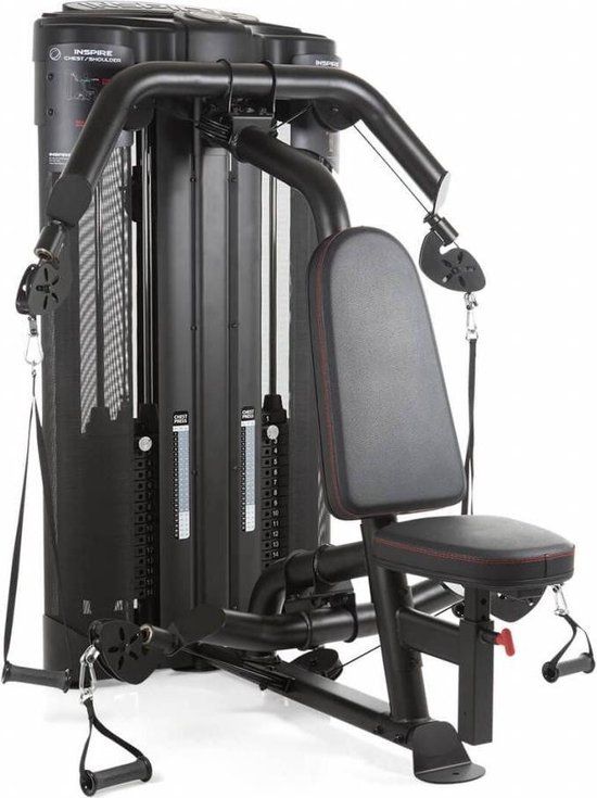 Inspire DUAL Station Borst + Schouder - Zwart/Grijs