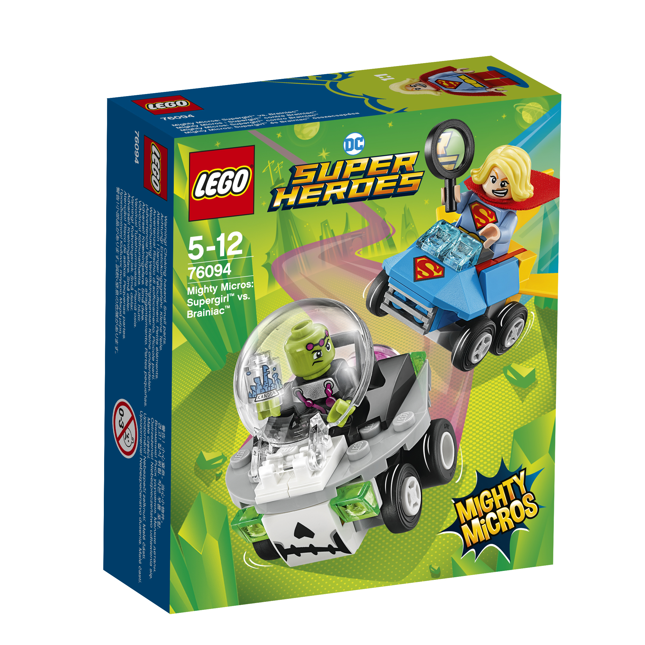 lego Super Heroes Mighty Micros: Supergirl vs. Brainiac - 76094 Geniet van een leuk gevecht om de gekrompen stad