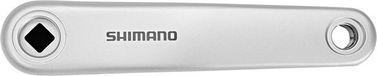 Product Shimano Steps FC-E5000 Crank Arm Rechts Zilver 165mm