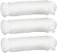 AMIG Paracord touw - 3x - 15 meter - D5mm - 110kg - Polypropyleen - Wit