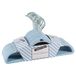 25 Simplify 25 stuks fluwelen kleerhangers voor kinderen, slank design, antislip, ruimtebesparend, kleuren, geschikt voor elke babykamer, lichtblauw