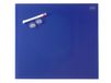 Nobo Diamond Glasbord 450x450mm Blauw Magnetisch