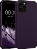 kwmobile telefoonhoesje geschikt voor Apple iPhone 12 / iPhone 12 Pro - Back cover in metallic braam