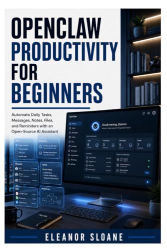 OpenClaw Productivity for Beginners: Automate Daily Tasks, Messages, Notes, Files, and Reminders with an Open-Source AI Assistant