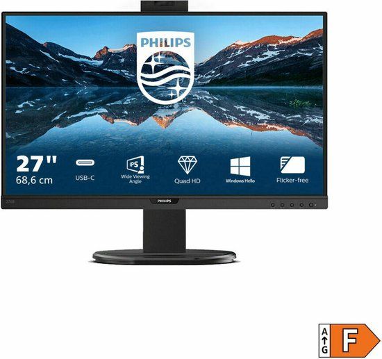 Philips 276B9H/00 - 27" Quad HD Monitor - IPS, 75Hz, Flicker-free