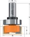 CMT Sponning- en kantenfrees, HW, Profielfrees, Geschikt voor hout
