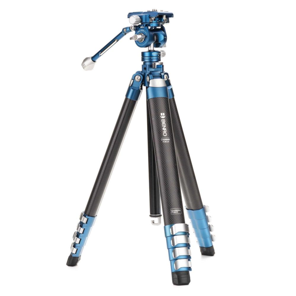 Benro Cyanbird Carbon Videostatief met FS20PROC501 videokop