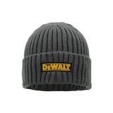 DEWALT Indianapolis Gebreide muts, geribbeld, grijs, S-XL