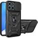 Techsuit Hoesje geschikt voor HONOR X6/X8 5G/70 Lite - Camshield Back Cover - Zwart