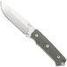 MKM Base Camp MK-BC-GC Niolox, Green Canvas Micarta, couteau fixe, design Simone Tonolli