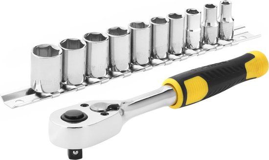 Stanley Ratelset 1/4\" 72T 11 Delig