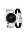 Lucardi Heren - Horloge cadeauset RG1833-632 - Stalen band - Zilverkleurig
