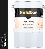 Holdbar Trapcoating Gitzwart (RAL 9005) 2,5 kg