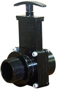 Valterra 7108 ABS Torventiel - Zwart - 1 1/2 inch FPT x MPT