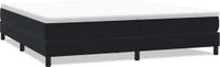 vidaXL Boxspringbed zonder matras 200x210 cm fluweel zwart